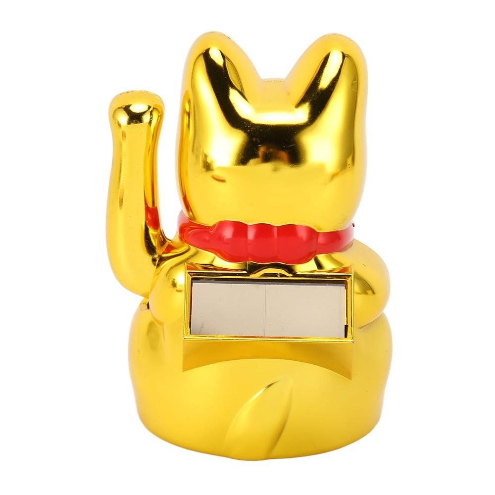 Plastic Feng Shui Fortune Cat golden Home Auspicious Decor Restaurant & Hotel Decor
