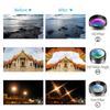 APEXEL Universal 6 In 1 Phone Camera Lens Kit Fish Eye Lens Wide Angle Macro Lens CPL/StarND32 Filter for Almost All Smartphones