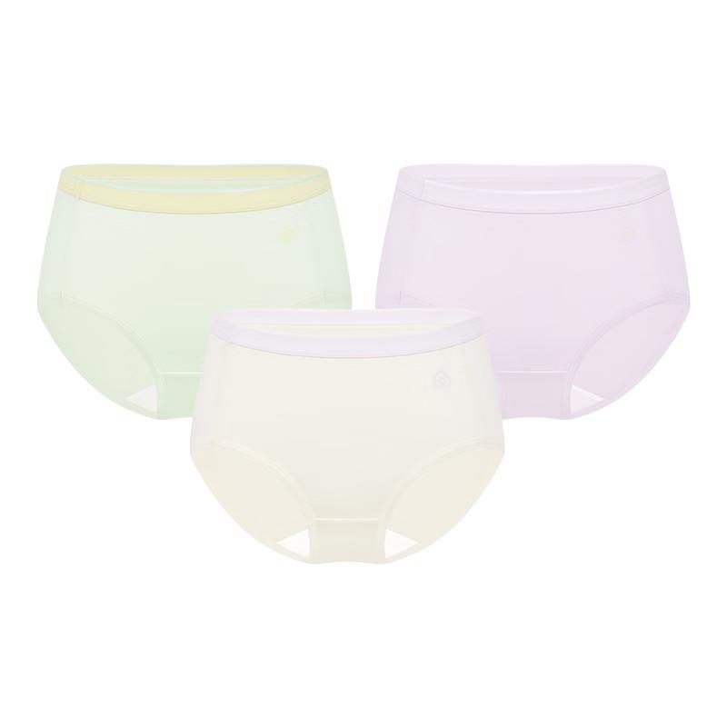 PurCotton Women's 95% Cotton Breathable Antibacterial Briefs 3-Pack