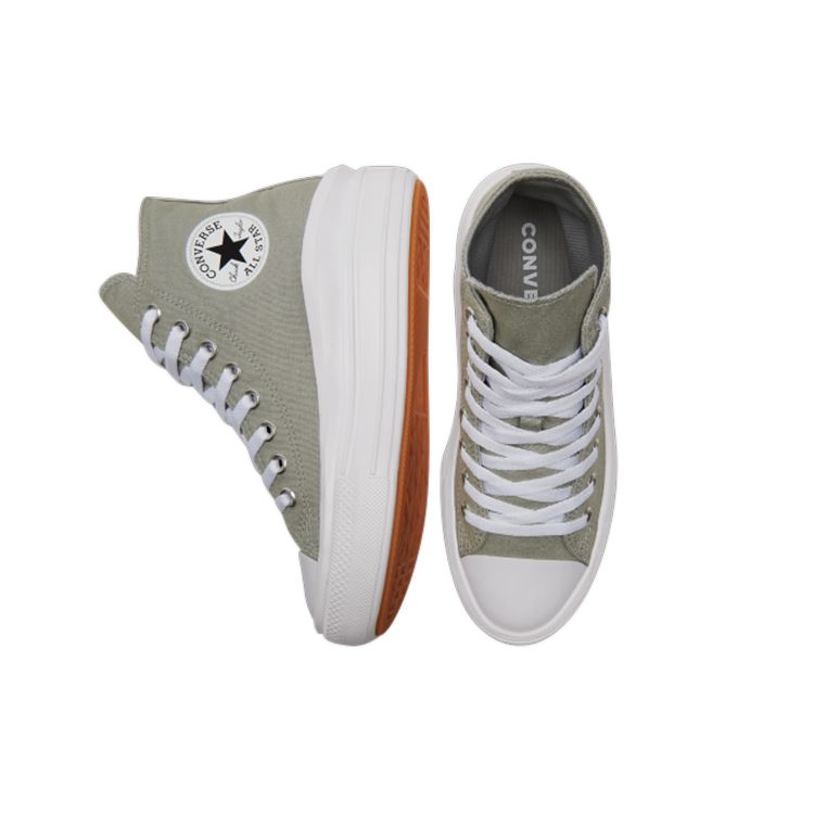 Converse Chuck Taylor All Star Move Platform Высокий сезонный цвет - Женские кроссовки Slate Sage Gum Зеленый Белый A00562C