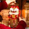 Red Lion Dance Pendant Horse Embroideried Atmosphere Lucky Pendant Spring Festival Ornaments  Wall