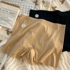 Plus Size Women's Ice Silk Non-trace Invisible Breathable Cotton Crotch Soled Flat Angle Panties