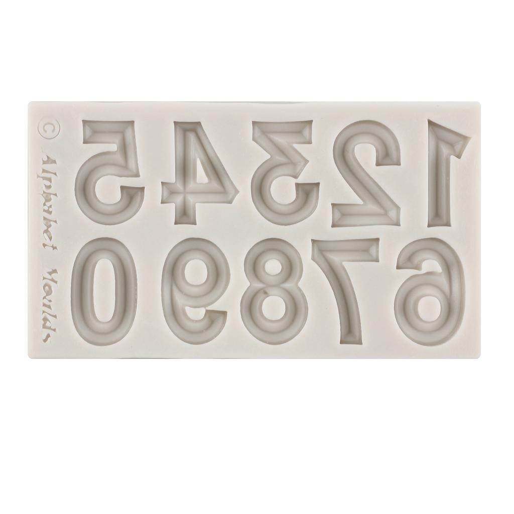 Силиконовая форма с буквами и цифрами, сделай сам, инструменты для украшения торта из помадки, формы для конфет, смолы, глины, формы для шоколадной мастики