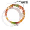 Resin Acrylic Bangle Wide Big Cuff Bangle Temperament Natural Dried Flower Bracelet  Decoration