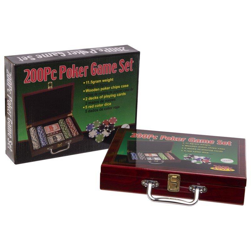 Board Game Poker, Poker Set IG-6642 200 Chips
