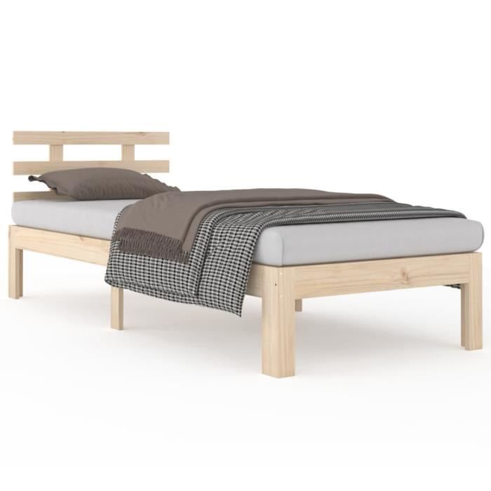 VidaXL Bed Frames Solid Wood 90x200 Cm 814739