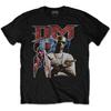Мужская футболка DMX Bootleg Red Slim Fit, средняя, черная