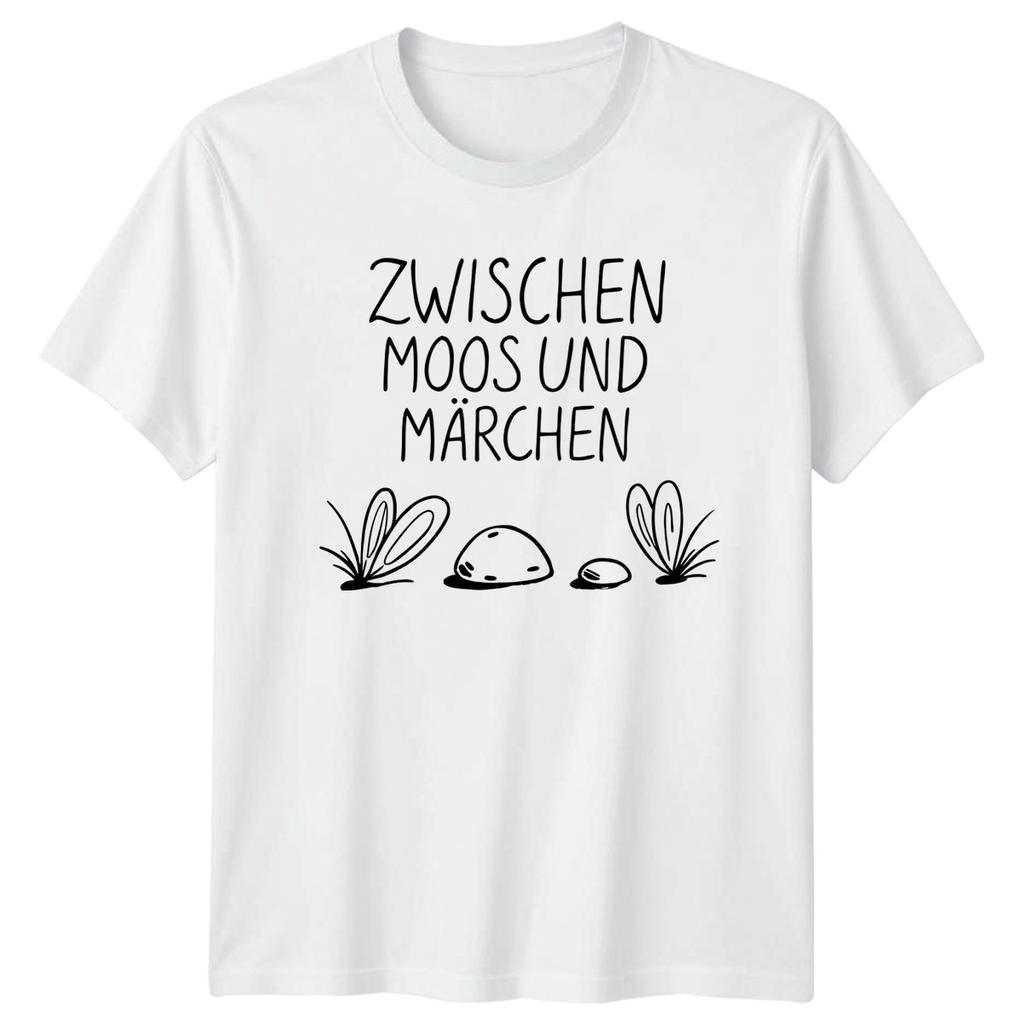 Zwischen Moos Und Mrchen Unisexs TShirt Fairytale Gardening Birthday For Her