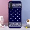 Синяя бандана для Huawei Nova Y60 Y61 Y70 Y72 Y73 Y90 Y91 9 10 SE 7i 8i 11i 12i P30 P40 Lite P60 Pro Чехол