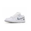 SB Dunk Low Supreme 94 White Metallic Silver