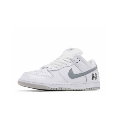 SB Dunk Low Supreme 94 Белый Металлический Серебристый