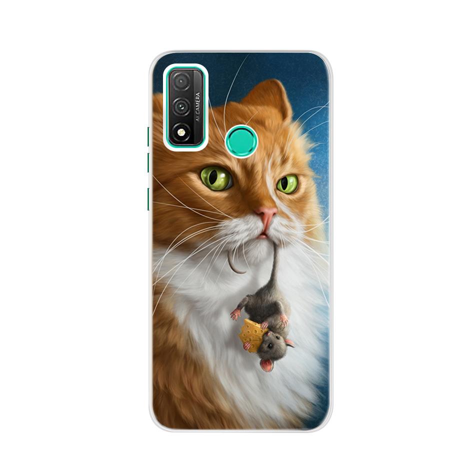 Phone Case For Huawei P smart 2020 Case TPU Silicon Soft Painted Coque Huawei Psmart 2020 POT-LX1A 6.21" Cover Bumper Cases capa