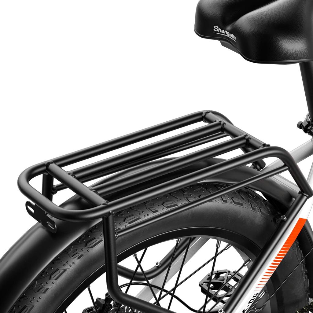 Shengmilo MX06 1000W(Peak) Electric Road Bike Up To 42km/h, 48V17.5Ah Samsung Battery, Shimano 7-Speed, Disc Brakes, 26" City E-Bike with Rear Rack