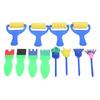 12pcs Kids Painting Supply Brushes Sponge Paint Roller Brush Toy Drawing Set for Child Play