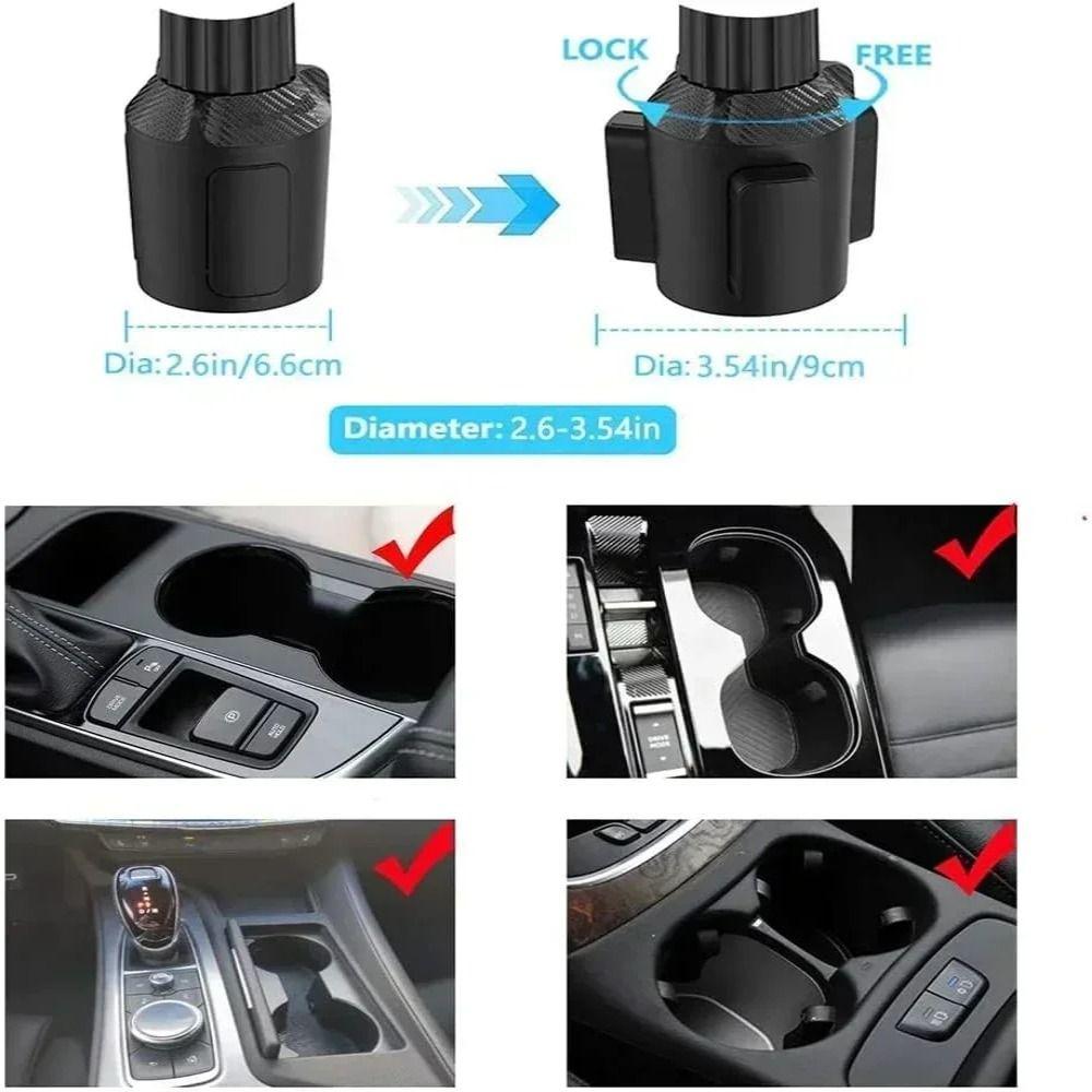 Съемная конструкция Расширитель подстаканника автомобиля Столик-поднос для еды в автомобиле Автоаксессуары