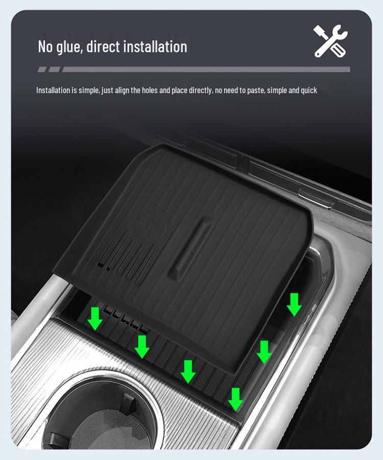Mazda 24 EZ-6 Silicone Wireless Charging Pad: Anti-slip, Dustproof Car Accessory