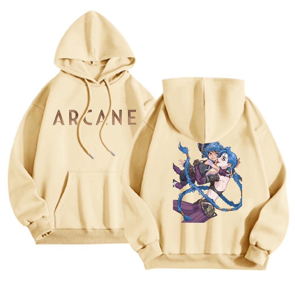 Женская мода O-образный вырез с длинным рукавом и принтом, толстовка с капюшоном