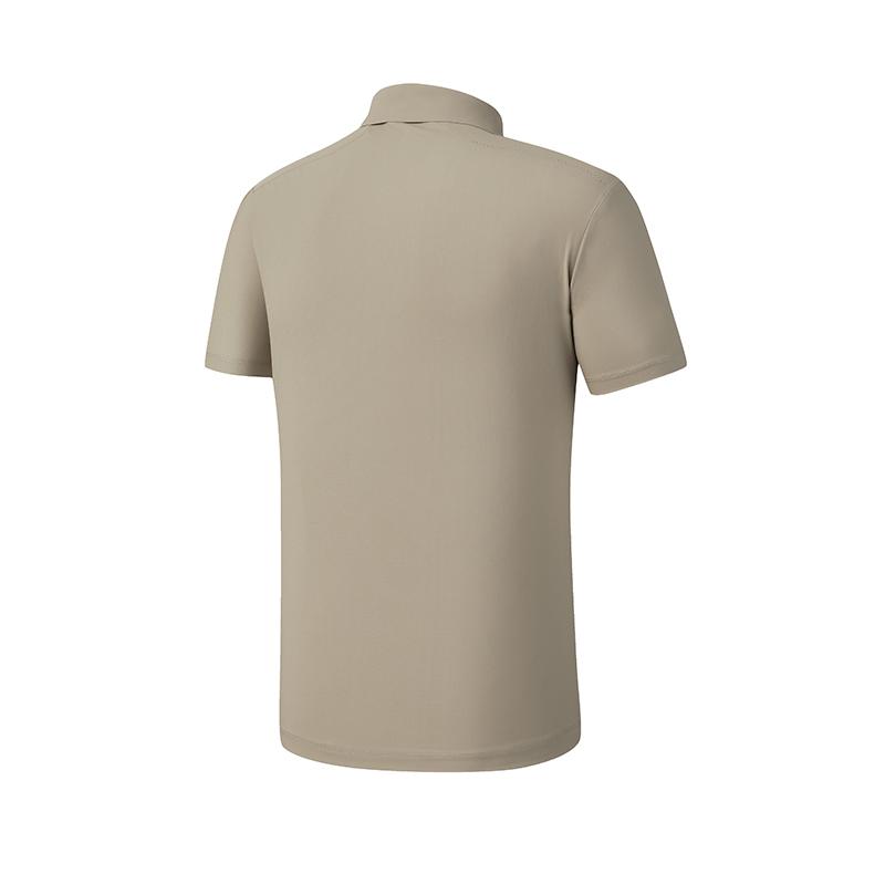 Fila Серия Golf Модный Простой Классический Базовый Спортивный Удобный Короткий Рукав Поло Мужские Топы Светло-Серый A11M625163FGY
