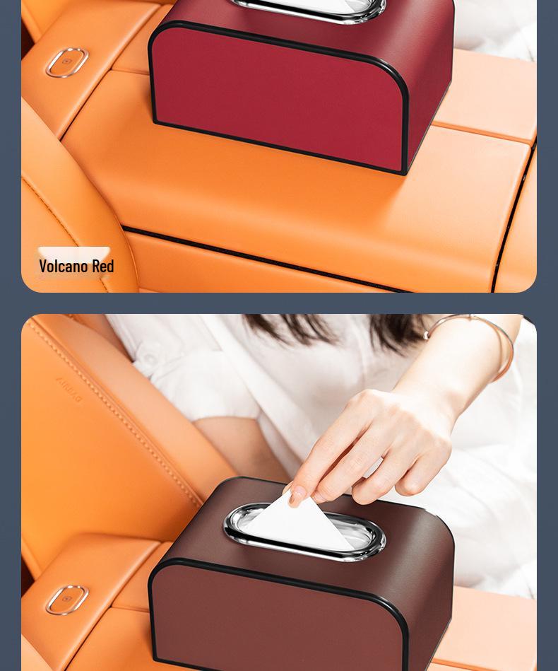 Tesla Model Tissue Box for Armrest or Seat Back