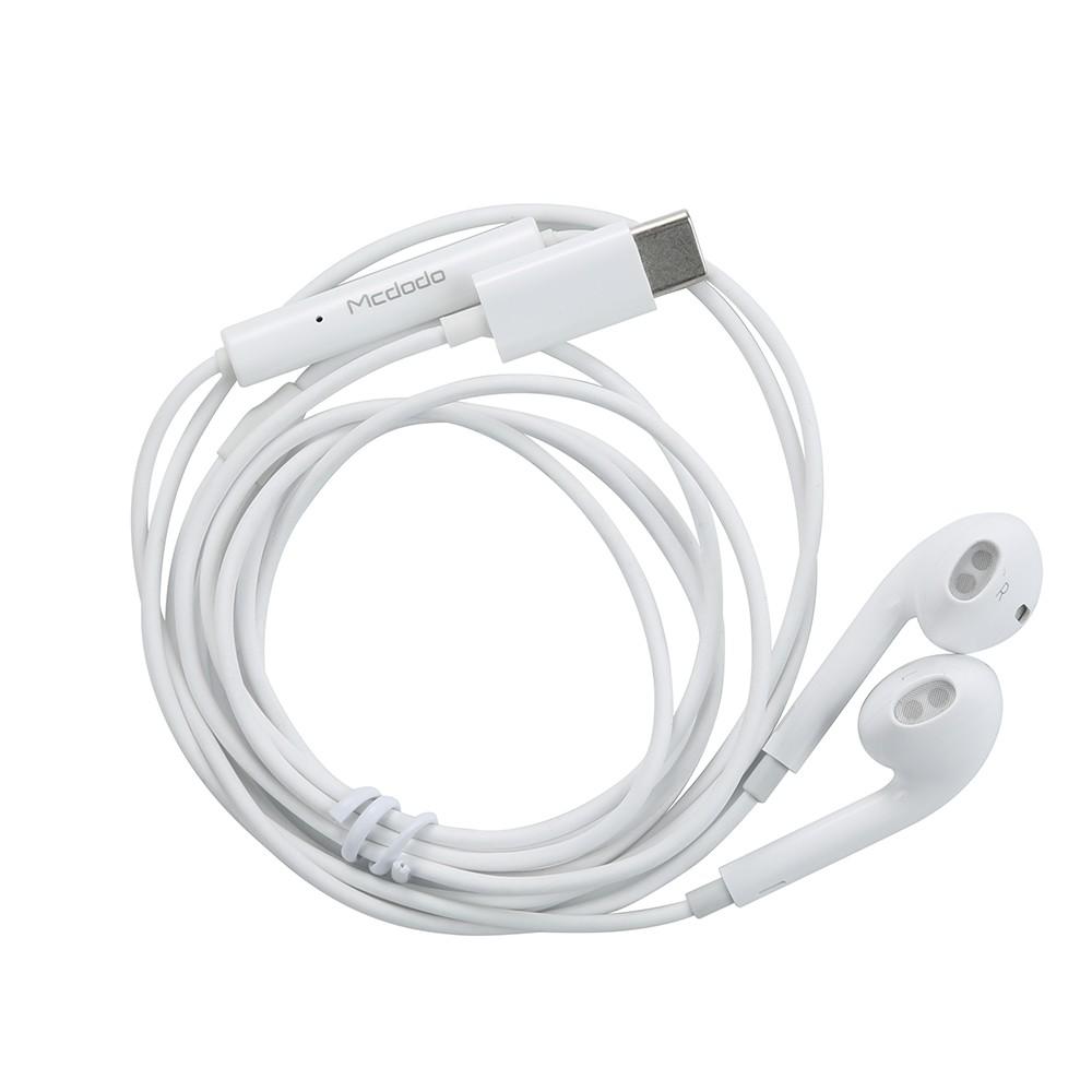 Mcdodo Phone Headphones Wired Element Usb Type-C White Hp-6070