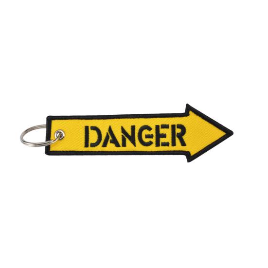 Pilot Danger Ride or Die Crew вышивка бирка автомобильный брелок для ключей держатель подарок