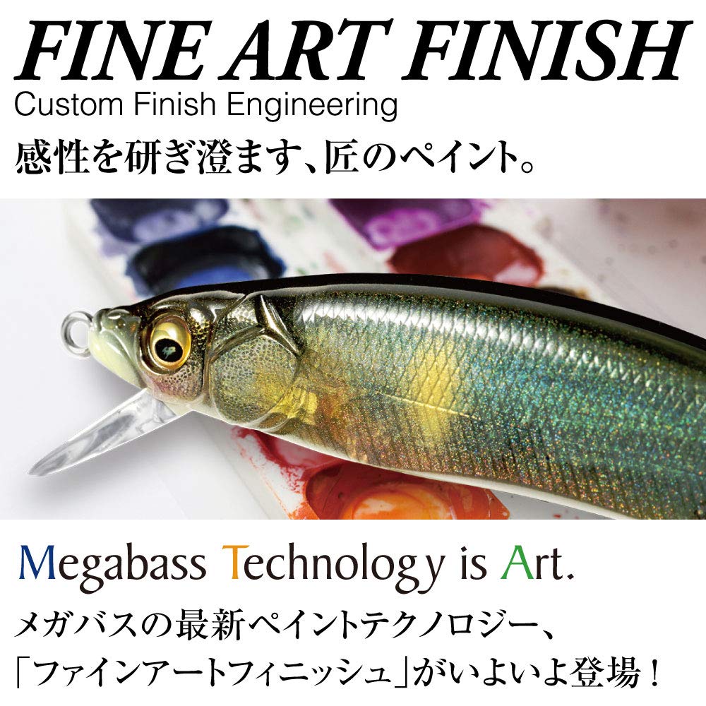 Megabass Trick Darter Fine Art Finish Megabass Trick Darter 05 FA Ghost Wakase SP X-80 X-80