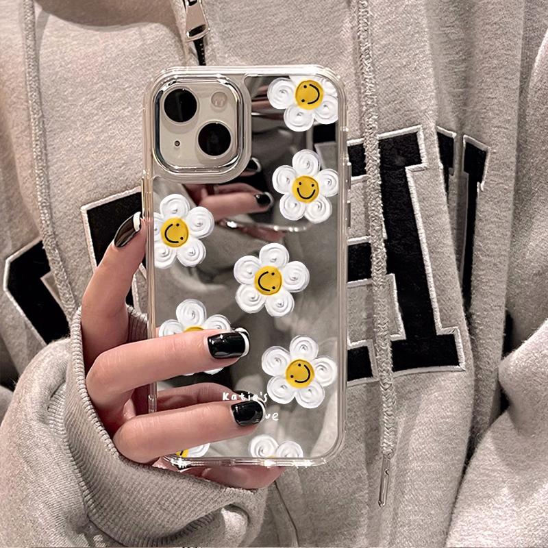 Mobile Phone Cases for iPhone 11 13 XR 15 Pro Max 12 14 Pro Max Case iPhone 16 XS Max Mirror Protective Case Mirror Exquisite Cartoon Waterproof