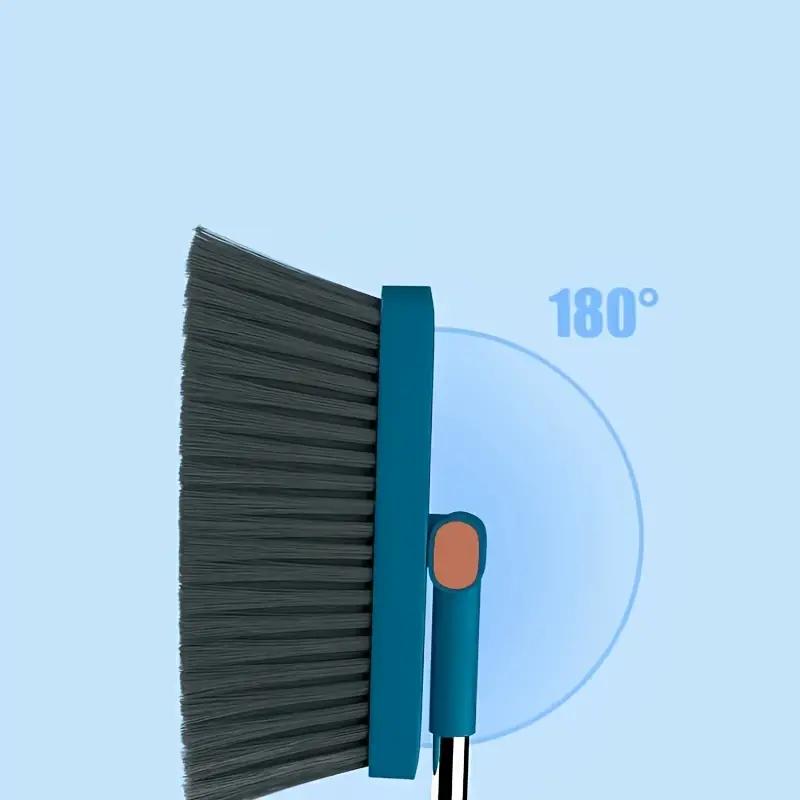 2/3 шт., складной веник, набор щеток для пола, домашний антипригарный веник для волос с длинной ручкой и комбинированным совком-стойкой, бытовой инструмент