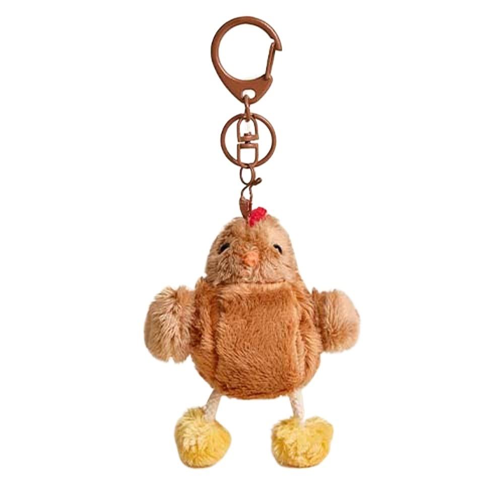 Брелок для ключей в виде куклы-медведя, забавный мультяшный брелок для ключей в виде животного, милый плюшевый кулон для собаки, сумка-подвеска