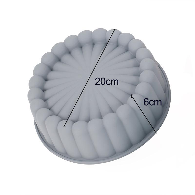 Silicone Cake Mould Sunflower Shape Non-stick Reusable Round Cake Bread Pie Mould Used for Chocolate Cake Pie Bread Baking