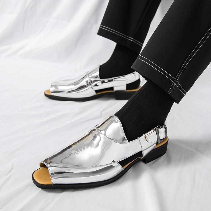 Fashion Casual Party Men's Summer Shoes Fashion Designer's New Style Nightclubs and Hairstylists Daily Breathable Walking Shoes 38-46