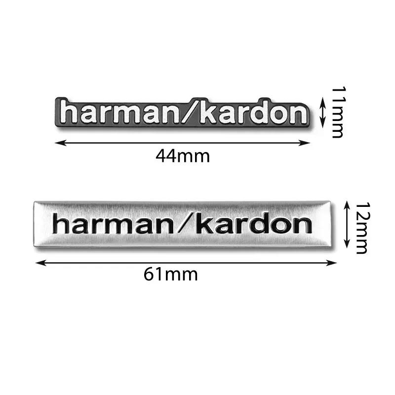 3D алюминиевая эмблема Harman/Kardon, наклейки для автомобильного аудио для BMW Mercedes Benz AMG Alfa Romeo Renault Mazda Toyota Ford Lada