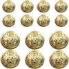 25 PCS 15mm Gold Button Vintage Sewing Buttons DIY Crafts Vintage Button Sport