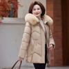 Mom Thickened Medium and Old Down Clothes Women's Medium and Long Jackets Winter Jackets