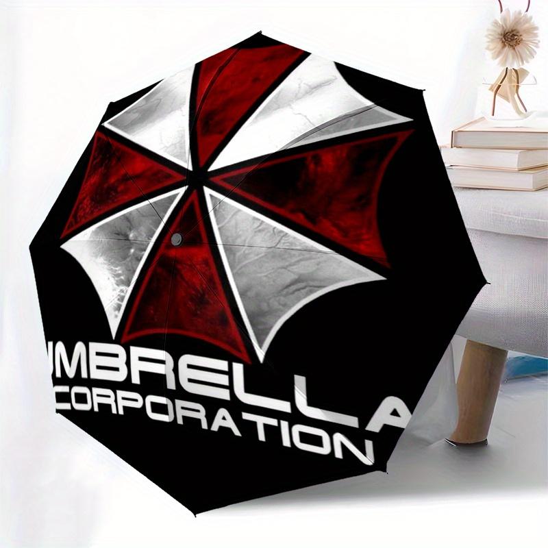 Наклейка с логотипом корпорации Umbrella - Официальный лицензионный товарКомпактный складной зонт-трость Umbrella 3-слойный для мужчин и женщин Подарок