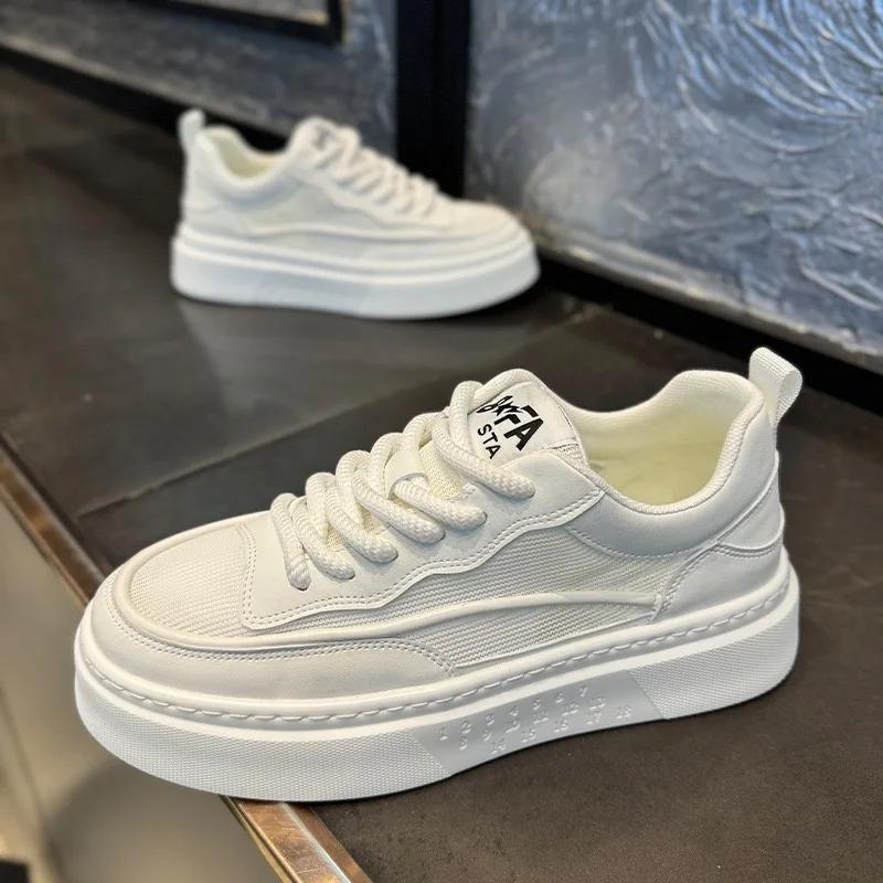 Fashion Fashion Men's Sneakers Mesh Breathable Casual Shoes Luxury Designer Platform Shoes for Men Comfort Sport Running Shoes Tenis2024