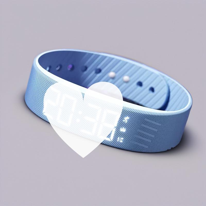 Многофункциональные умные спортивные часы: Стильный, Бесшумная вибрация, Водонепроницаемый, Детский браслет-будильник.