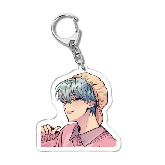 Корейский Поп Мультфильм Шарм Акриловый Аниме Персонаж Мальчик Тигр Брелок Шарм Милый Шарм для Сумки Рюкзака