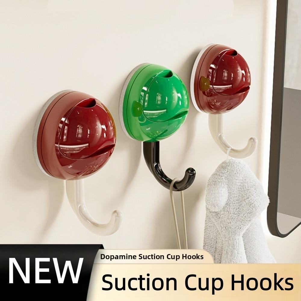 Non-Marking Suction Cup Hooks Round Head Kitchen Storage Hooks Wall Towel Hooks Kitchen