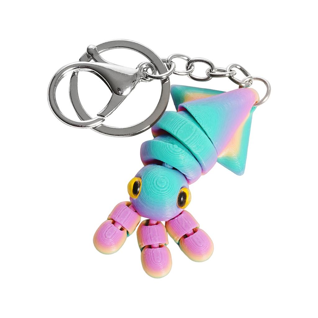 3D-печатный милый трехмерный брелок для ключей школьный рюкзак маленький кулон подарок маленький орнамент