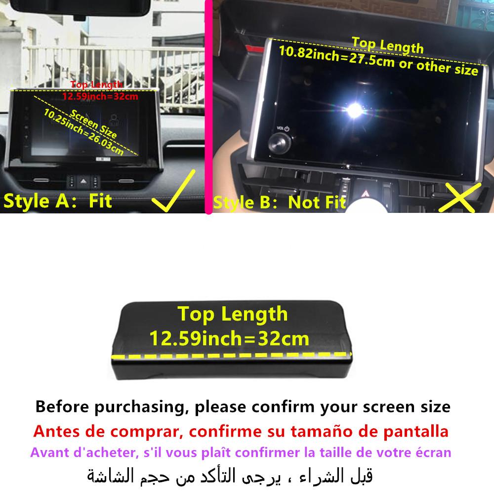 GPS Navigation Sun Shade Visor Covers For Toyota Rav4 Car Interior Accessories Navigator Screen Protector