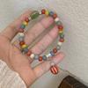 Summer Color Ceramic Bracelet Retro Chinese National Wind String Jewelry