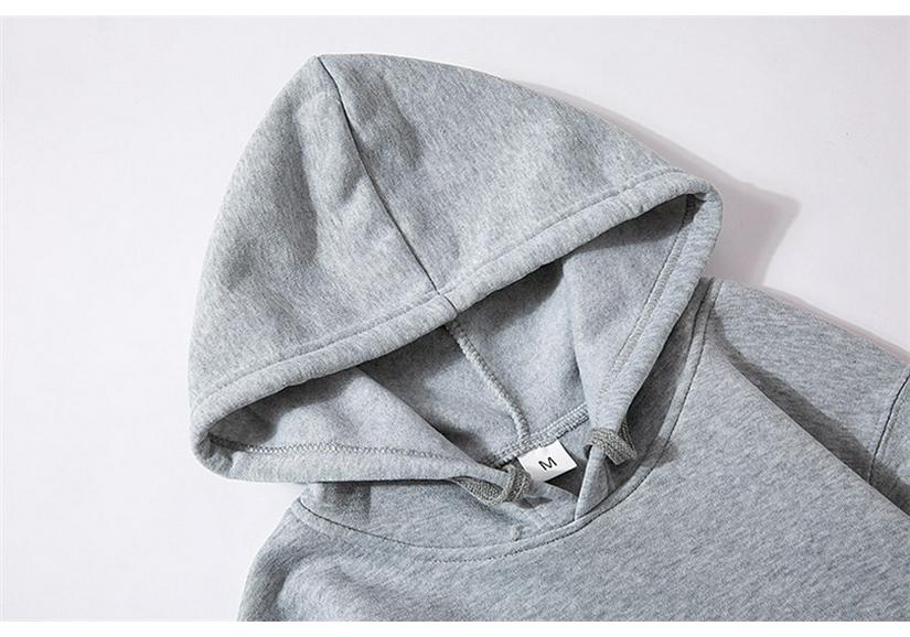 Women's Letter Print Hoodie with Kangaroo Pocket and Drawstring