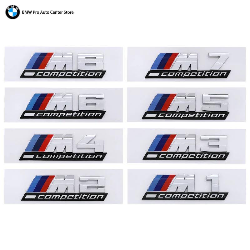 3D ABS Черный Логотип M1 M2 M3 M4 M5 M6 M7 M8 Эмблема Competition Наклейка на Задний Багажник Автомобиля Для BMW M1 M2 M3 M4 M5 M6 M7 M8 Аксессуары
