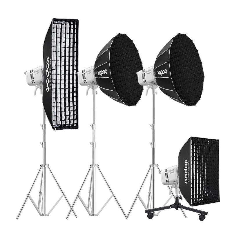 Комплект светодиодного видео света Godox LE200Bi / LE300Bi с регулируемой цветовой температурой
