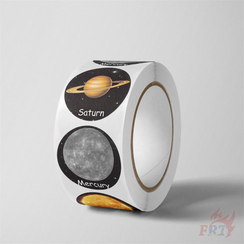 500 шт./рулон Наклейки «Планеты во Вселенной» для детей - Награды, Декор для DIY Скрапбукинга Альбома, Запечатывающая этикетка, Декали