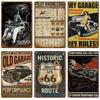 Iron Plates Metal Sign Garage Bar Pub Club Man Cave Home Decor Wall Decor Art Retro Motor Oil Gas Tyre Racing Tin Sign Poster