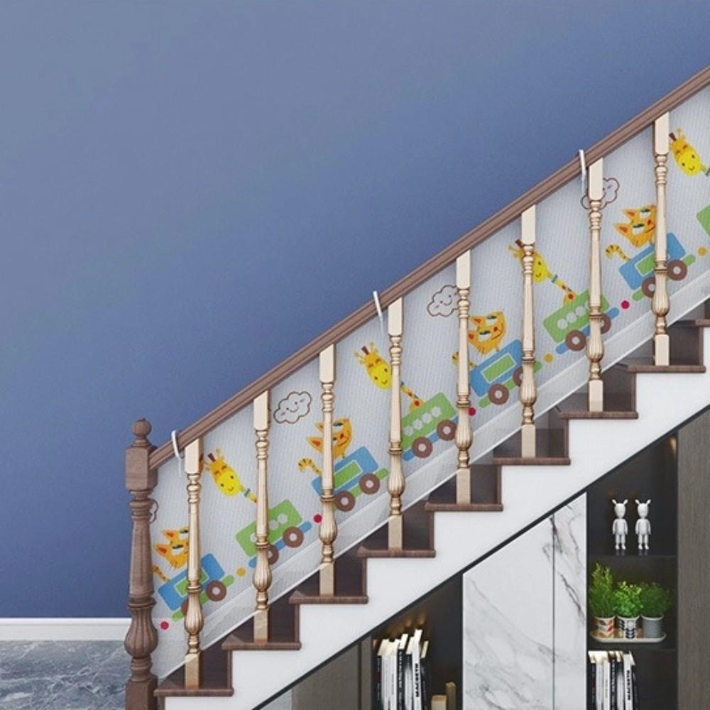 Сетчатый детский защитный барьер Защита лестницы Лестничное ограждение Сетка Перила Защитное ограждение Дом