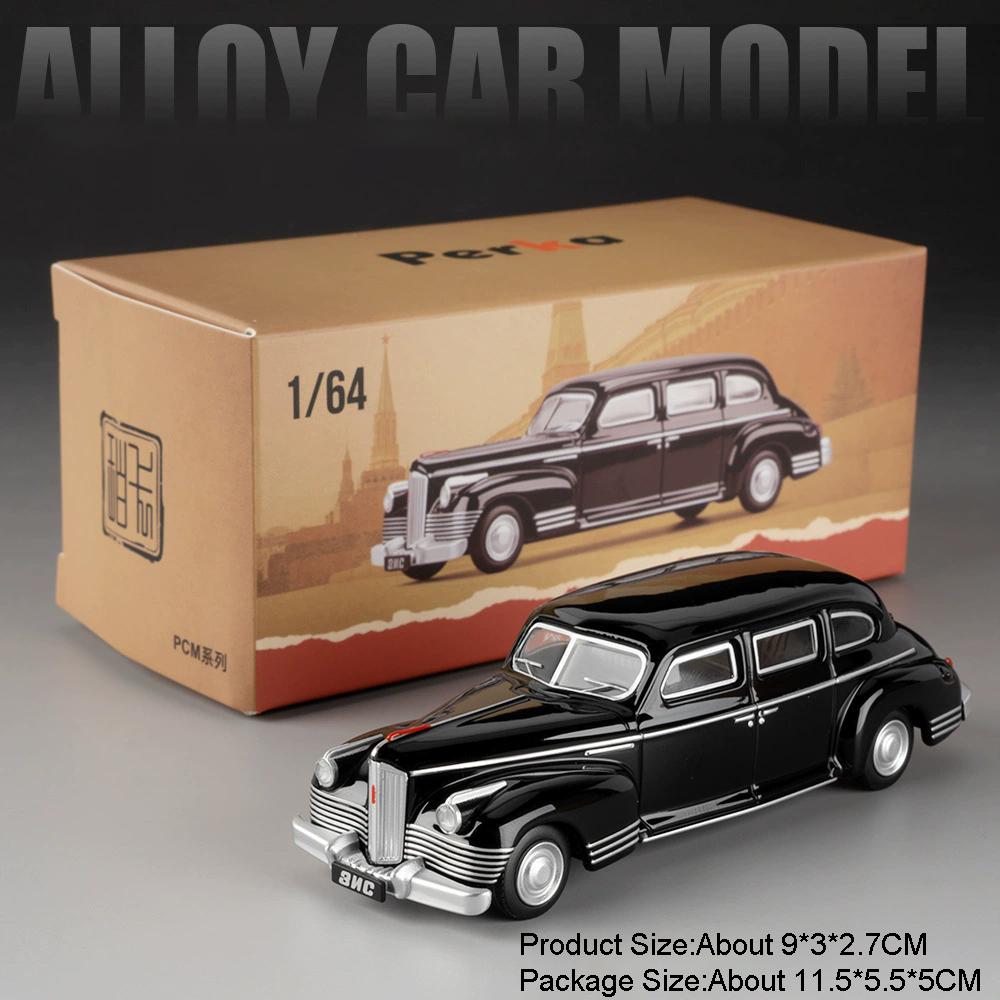 1:64 GAZ-12ZIM LADA 2101 2105 Diecast Alloy ZIS-110 Models Series Toys Car Metal Body Four Wheel Suspension Miniature Kids Gifts