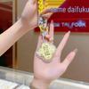 Подвеска для мобиля в виде четырехлистного клевера из чистого золота.: Брелок «Удачи и везения».